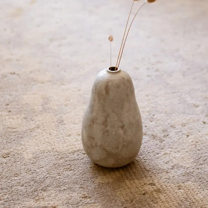 Soft Stone _ Pear Vase_ Tall_make To Order